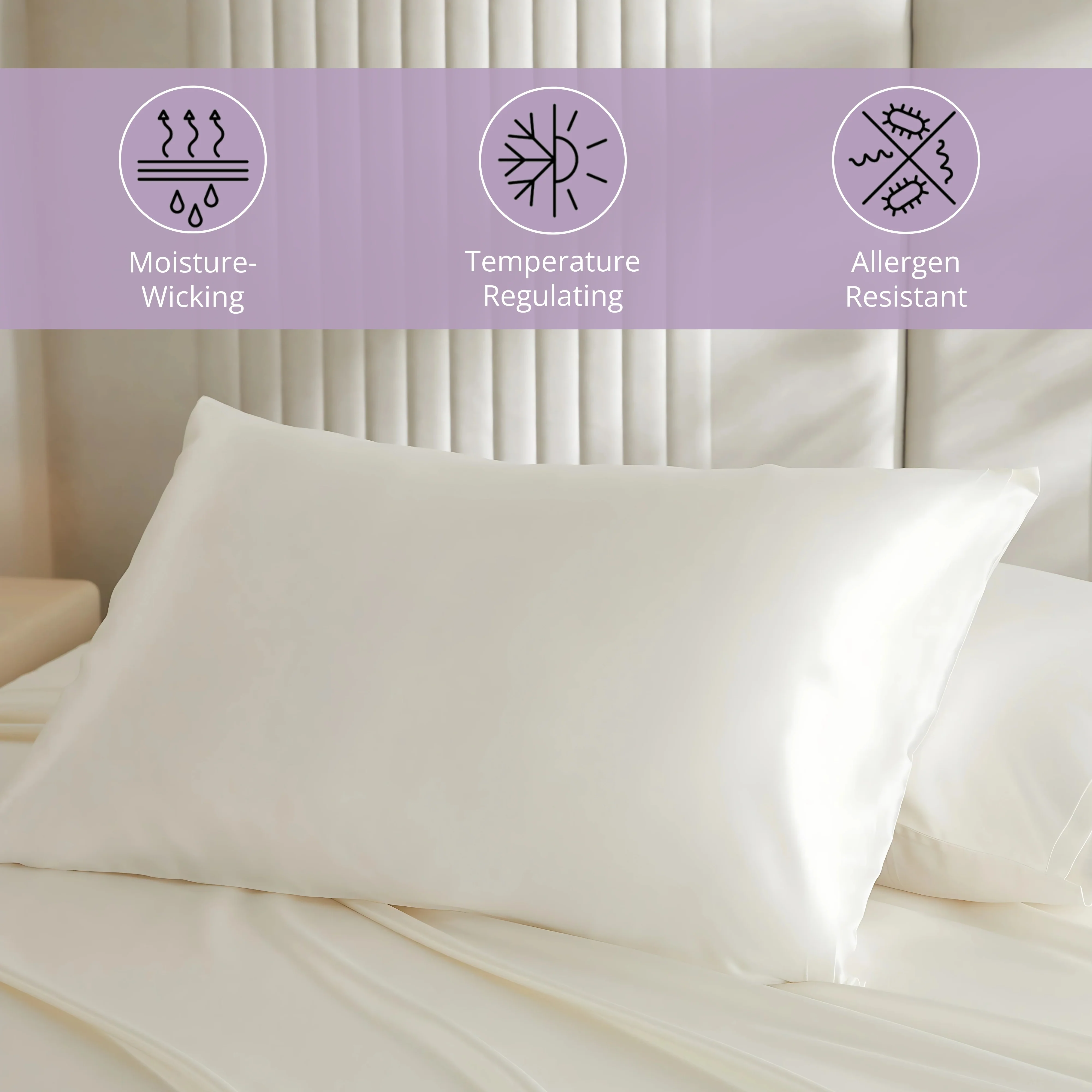 19 Momme Silk Pillowcase - Natural Ivory - Image 5