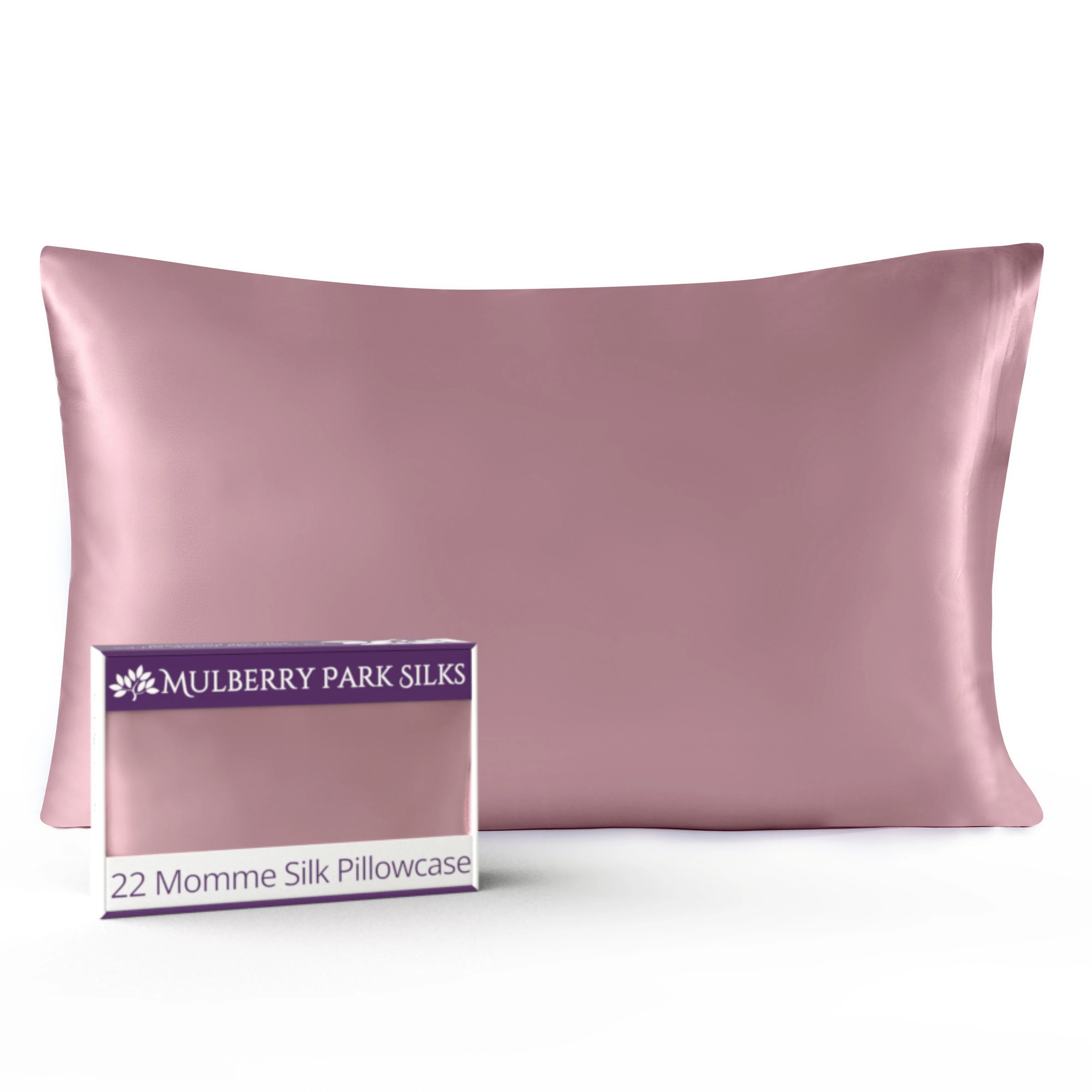 22 Momme Silk Pillowcase - Vintage Rose