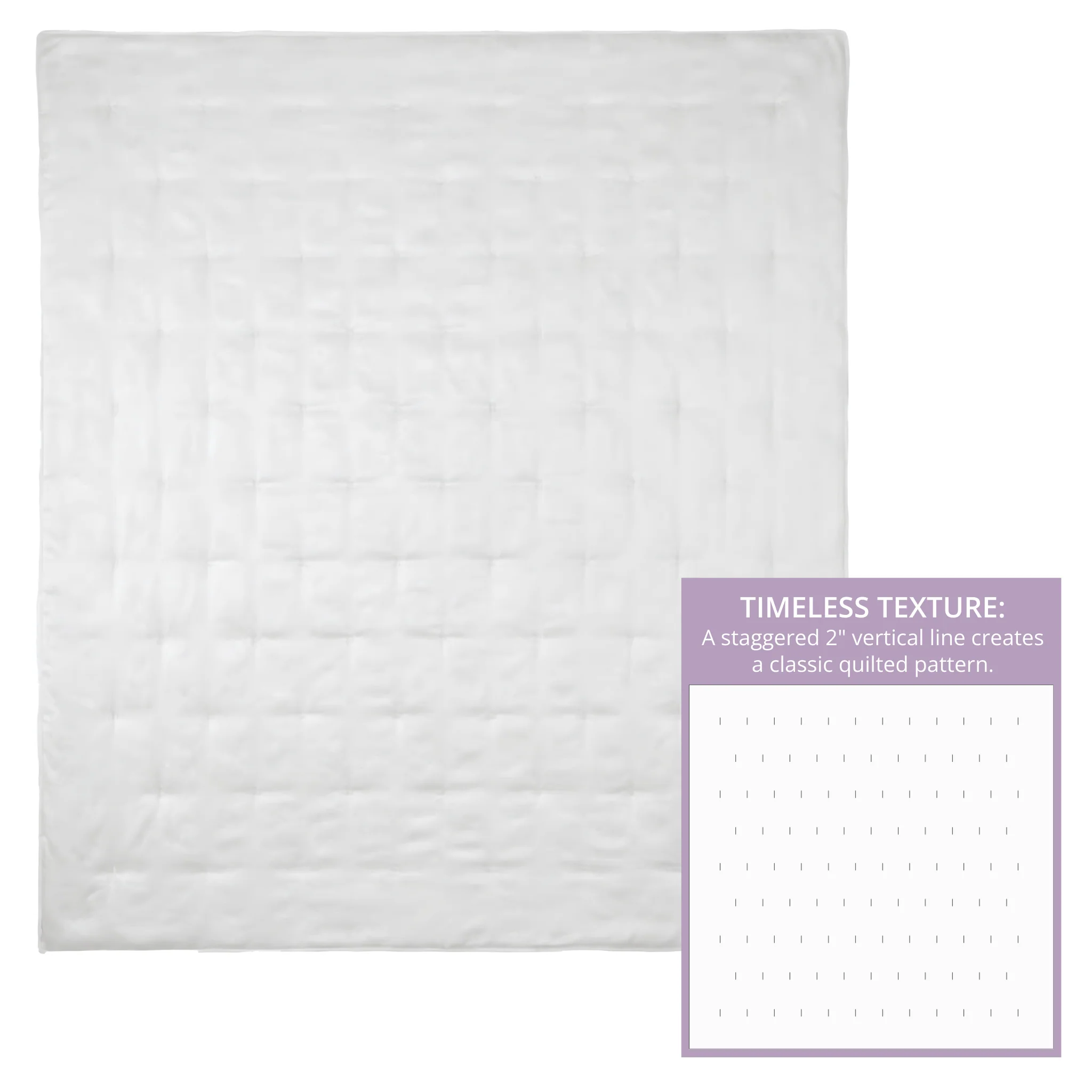 Harmony Quilted Mulberry Silk Bedspread - White - Image 8