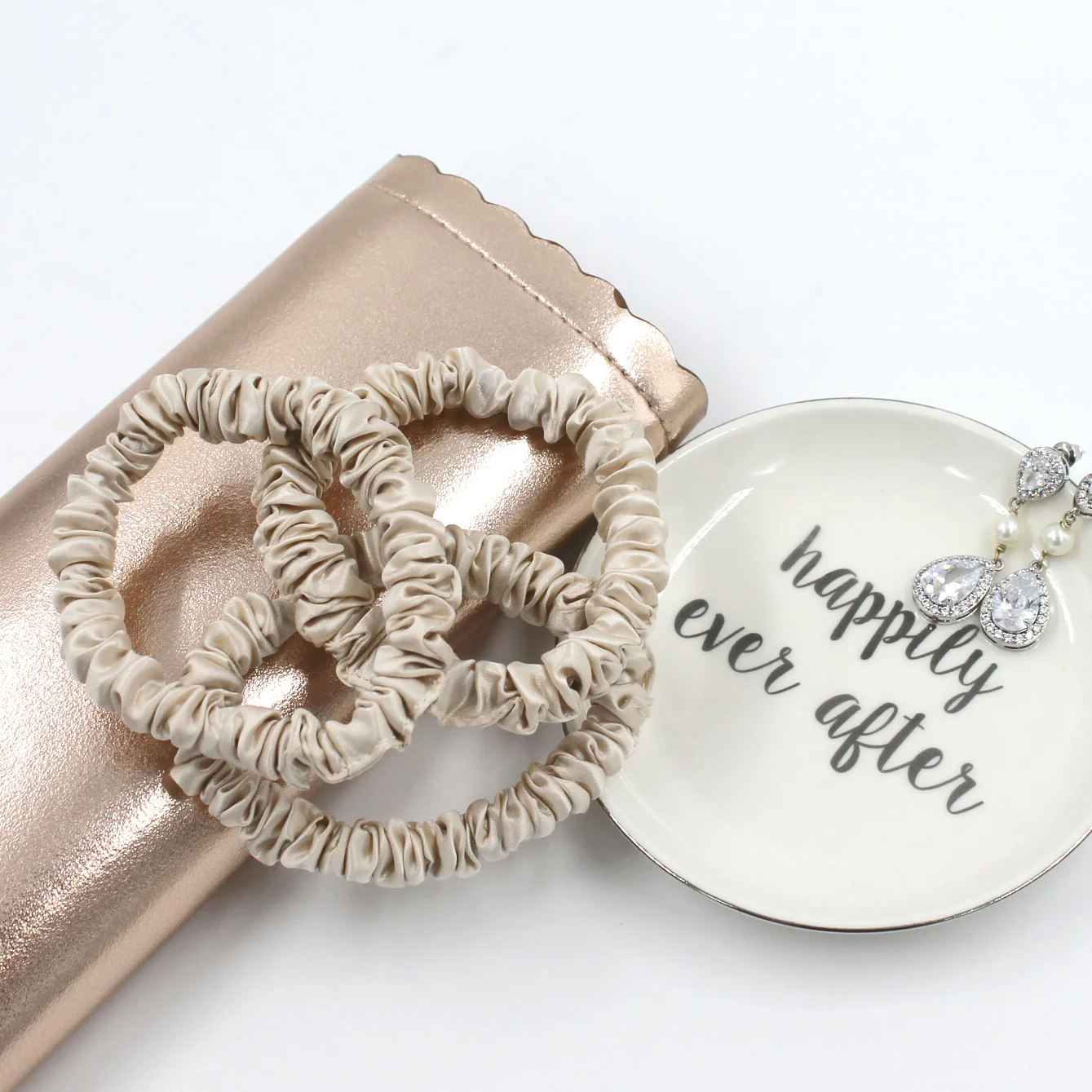 Silk Scrunchies - Sand - Image 7