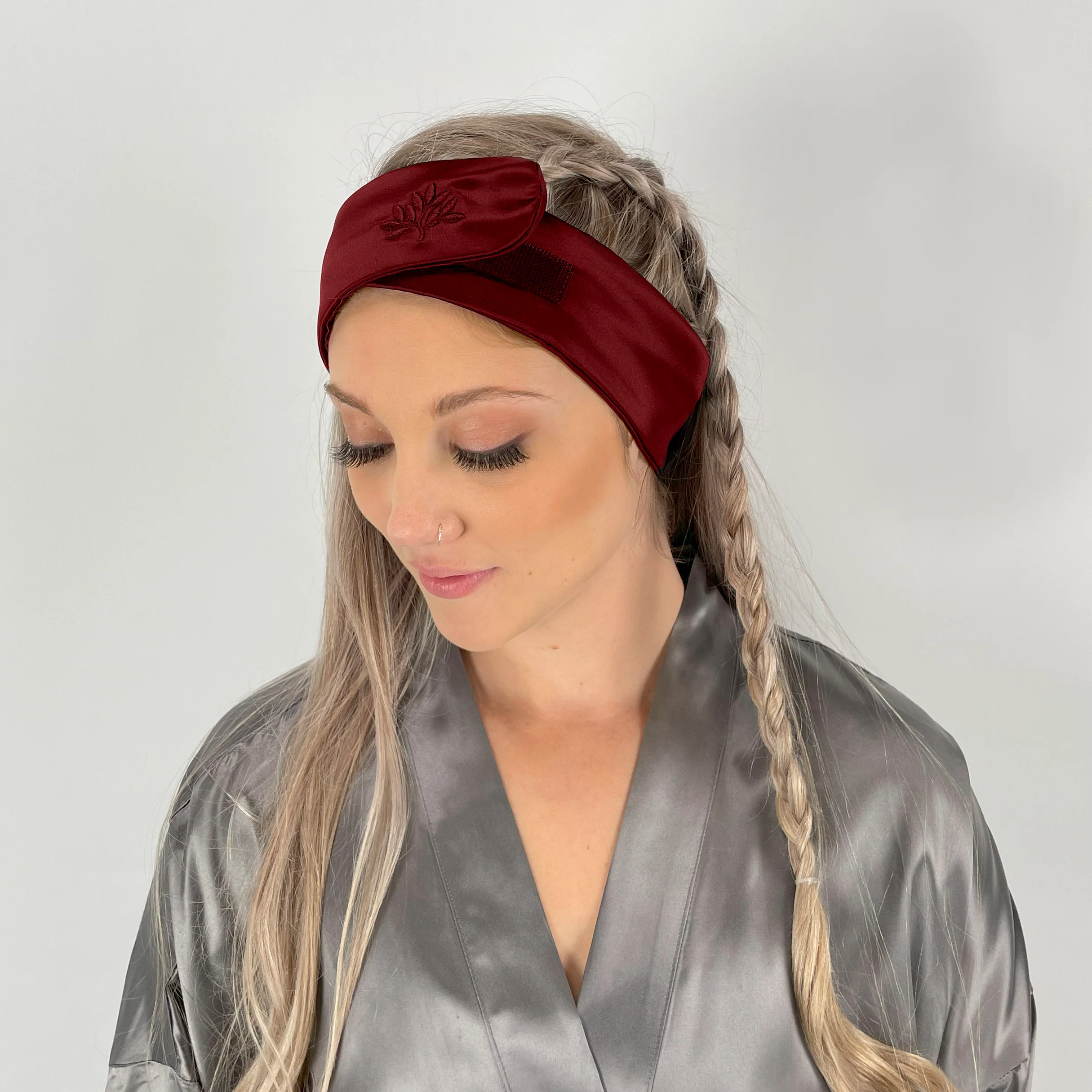 Silk Glam Band - Cabernet - Image 2