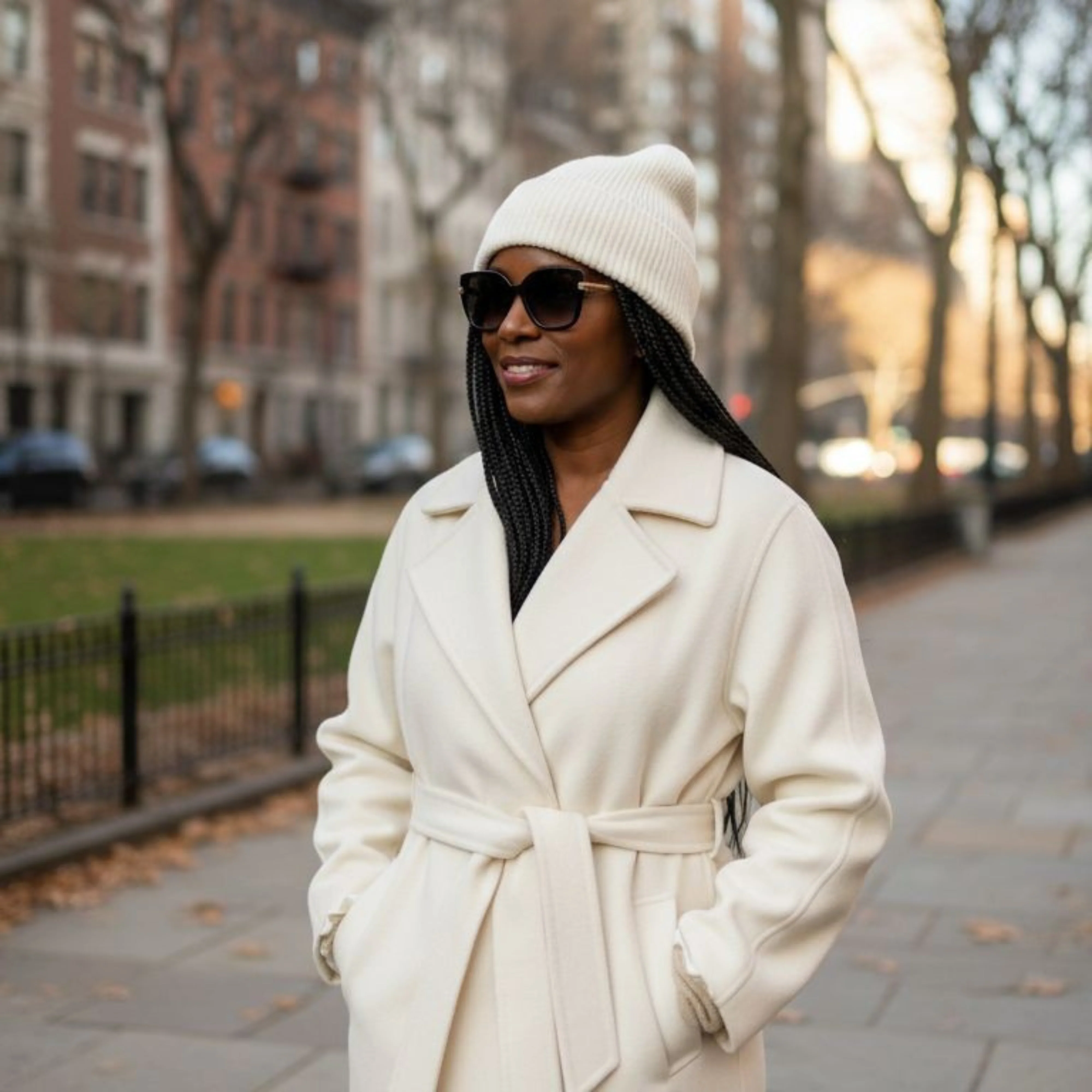 Silk-Lined Wool & Cashmere Beanie - Natural Ivory